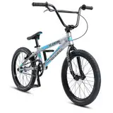 SE Bikes PK Ripper Super Elite XL BMX für Damen und Herren ab 165 cm 20 Zoll Fahrrad Jugendliche Erwachsene Unisex mit Bremsen (Silber)