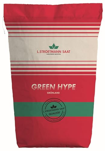 Heinrichs Agrar Greenhype Meteor Pferdeweide 2 kg ausreichend für 500 m² Neuanlage auch zur Nachsaat geeignet - Profisaatgut für Koppel, Weide, Pferde, Wiese, Grassamen, Kräuter