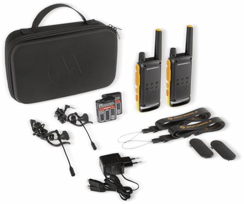 Motorola Talkabout T82 Extreme PMR Funkgerät - Twinpack, 20*5*3,Schwarz, Orange