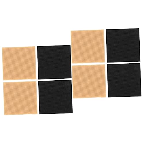 Healvian 2 Sätze Absatz-ersatznägel Für High Heels Stabile Quadratische Absatzpolster Starker Klebstoff Für Die Stiefelreparatur 4 Stück X 2