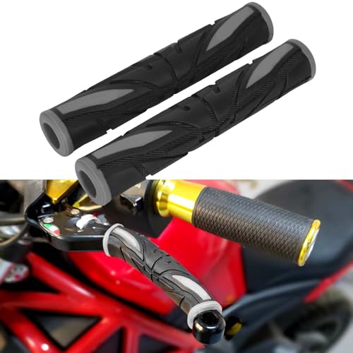 Zimoer 1 Paar Motorrad Bremsgriff Abdeckung, Motorrad Bremshebel Schutzhülle, Motorradbremse Kupplungshebel Abdeckung, Bremshebelschutz, Bremshebelgriff Schutzabdeckung für Bremsgriff Schutz (Grau)