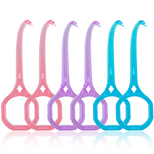 TIESOME Aligner-Entfernungswerkzeug, 6 Stück Unsichtbare Zahnentfernung Aligner Tool Kits Chewies Entfernung Aligner Zahn Haken Oral Corrector Retainer (3 Farben Prismatisch)