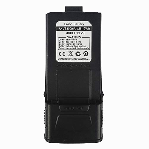 Baofeng 3800mAh Batterie 7.4V Li-ion Akku für Baofeng GT-3/GT-3TP Mark II/III Funkgerät