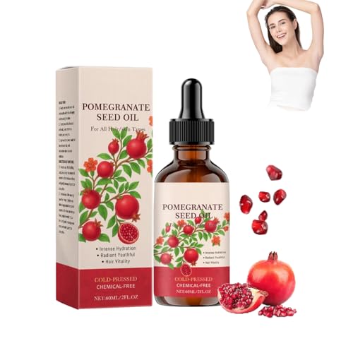 Granatapfelkernöl für Frauen - 100% Kaltgepresste pomegranate seed oil für die Haut- und Haarpflege|Verbessert die Elastizität der Haut&Fördert gesundes Haar|Rein & NatüRlich Chemikalienfrei (1)