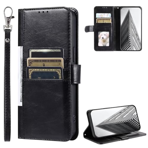 Rnrieyta Miagon Handyhülle für Samsung Galaxy A40,Hülle PU Leder Klappbar Schutzhülle Tasche Wallet Brieftasche Cover Flip Case Standfunktion 6 Kartenfächern