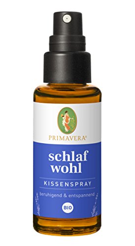 PRIMAVERA Schlafwohl Kissenspray bio 30 ml - Textil- und Raumduft mit Lavendel, Vanille und Neroli - Aromatherapie - beruhigend - vegan