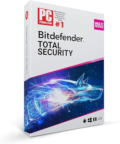 Bitdefender Total Security 3 Geräte | 1 Jahr | Android/Windows/Mac/iOS