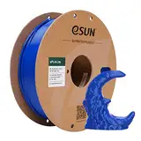 eSUN PLA Filament 1.75mm, Modifiziertes 3D Drucker Filament PLA, Maßgenauigkeit +/- 0.03mm, 1KG Spule (2.2 LBS) 3D Druck Filament für 3D Drucker (D-Blau, PLA Lite - 1KG)