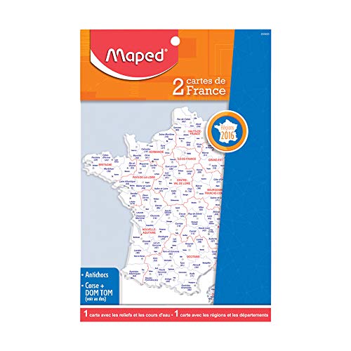 Maped Schablone Frankreich-Landkarte, Inhalt: 2 Stück VE=1