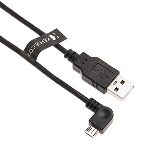 Rechter Winkel Micro USB Kompatibel mit Tom Tom Via 52, 62, 110, 120, 125, 130, 135, 180, 220, 225, 260, 280, Via LIVE 120, 125, 130, 135, 1605TM, 1405TM, 1435M, 1505TM 1535TM, TRUCKER 5000, 6000 2m