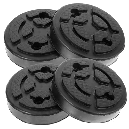 Homoyoyo 4Stücke Wagenheber Pads Wiederverwendbare Gummiauflage Für Wagenheber Runde Wagenheber Scheiben Für Verschiedene Fahrzeugmodelle Langlebig