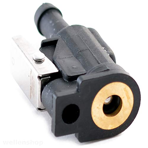 wellenshop Motoranschluss OMC Johnson Evinrude Schlauchanschluss ∅8 mm Länge 57 mm Anschluss-Stecker Motor-Stecker Boot