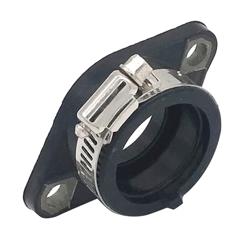 CQEAZ 33 mm Motorrad Vergaser Gummi Ansaugstutzen Gelenk Kofferraum Lufttrichter für Suzuki GN125/GS125 Teil