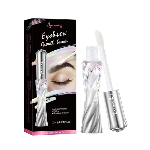 Beauty7 Augenbrauen Serum Augenbrauen Wachstumsserum Augenbrauenserum für lange Augenbrauen eyebrow Serum für dickere vollere Augenbrauen Pflegendes für Eine Schnelle Augenbrauenverlängerung 2ml