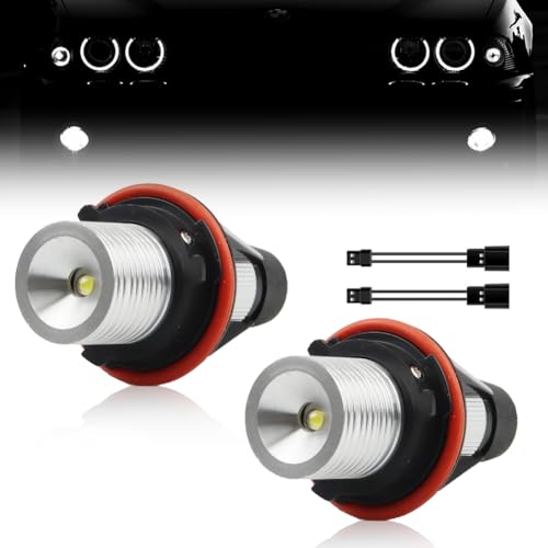 GSOWO 2x Halo Marker Ring 6000k 10 W für E39 E53 E60 E61 E63 E64 E65 E66 E87, [Langlebig & Effizient] Hochwertige Canbus Fehlerfrei, 2 Stücke