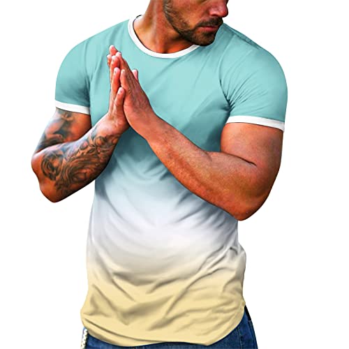 Hehiy T-Shirts für Herren mit Knopfleiste Tshirt Herren Baumwolle Henley Shirt Herren Kurzarm für Jeden Tag Basic Tshirt Herren Weiß Set Schwarz Weiß Gestreiftes Shirt Herren Langarm