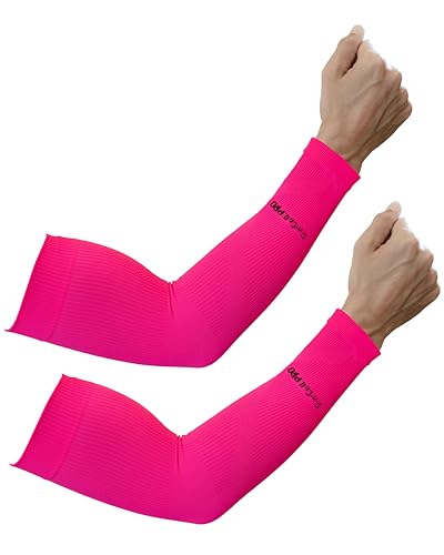 SLIMCELL PRO Arm Sleeves UV Schutz Sport Unisex - Volleyball Armschoner, Armlinge Radsport Herren, Arm Stulpen, Armstulpen Volleyball, Padel, Laufen, Tennis - Made in Italy