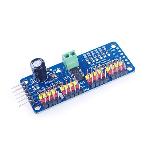 ANGEEK PCA9685 16 Kanal 12 Bit PWM Servotreiber Motor Treiber I2C Modul IIC Schnittstelle kompatibe mit Arduino Roboter und Raspberry Pi