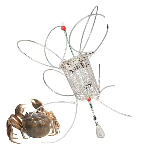 Krabbenfalle, Krabbenfänger | Tragbares Krebse -Fangwerkzeug,Crab Catching -Werkzeugkäfig für Shrimping Hummerkrebs, ideal für Flüsse, Stauseen, Küste