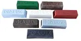 DIALUX Polierpaste Sortiment 8 Stück Starke Polierpaste zum Polieren aller Metalle Professionelle Produkte, mehrfarbig, 100x30x15mm