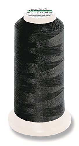 Madeira Aerolock 125 FARBE 8000 SCHWARZ Overlockgarn 2500 Meter - 100%Polyester