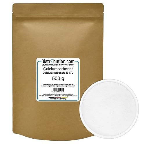 Calciumcarbonat 500g Pulver Lebensmittelqualität E 170