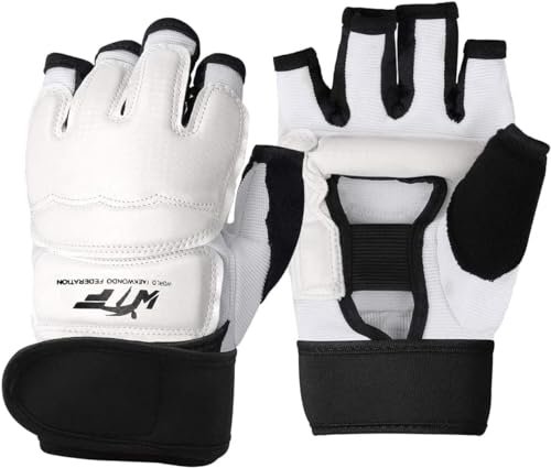 Taekwondo Kampfsport Handschuhe, LangRay Boxhandschuhe Punchinghandschuhe MMA Handschuhe für Sparring Martial Arts, Boxsack Trainingshandschuhe für Erwachsene und Kinder