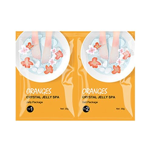 Jelly Spa Fußsoak, Moisturizing Foot Soak, Callus Softening Rejuvenating and Aromatic for Women, Men, Boys, Girls, Pediküre, Home or Salon Use, 1 Pack