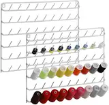 YBING 2er Set 54-Spulen-Nähgarnhalter, Garnhalter/Fadenhalter Organizer, Metallständer zum Organisieren zum Aufhängen für Stickerei, Quilten, Nähen(Weiß) 54-Spool Sewing Thread Holder Organizer