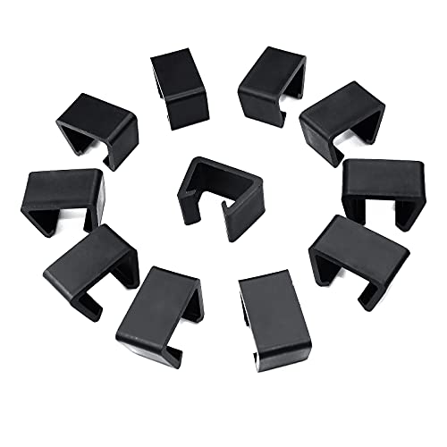 wocpvm 12 Stück Gartenmöbel Verbinder Clips Rattan Möbel Verbinder Lounge Set Clips für Gartenmöbelset Modul Outdoor Couch Patio Möbel