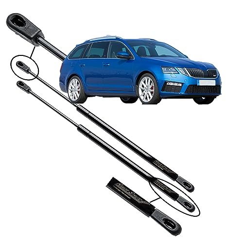 Ramor Strutz 2x Gasfeder Dämpfer Heckklappe Kompatibel mit Skoda Octavia 3 Combi 2012-2020. Gasdruckfeder Heckklappendämpfer Ersatz für 5E9827550C und Andere.
