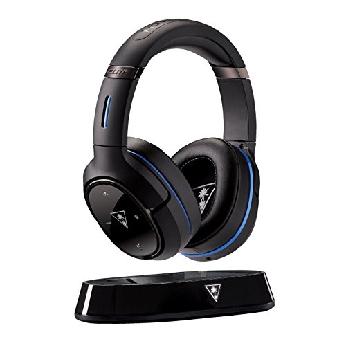 Turtle Beach Elite 800P Kabellos DTS Surround Sound Gaming Headset mit Störgeräuschreduzierung, PS4