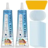 Paistely Vinyl Kleber, Hohe Festigkeit Pool Flicken Unterwasser, Wasserdicht Flickzeug Luftmatratze Kann Verschiedene Aufblasbare Gegenstände Reparieren, Wie SUP, Schlauchboote (15ml2pack)