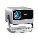 Smart Beamer【Netflix Official & Dolby Audio】 VOPLLS Autofokus/Trapezkorrektur 28000 Lumen Beamer 4K Unterstützt, WiFi6 Bluetooth Full HD 1080P Video Beamer Heimkino/Outdoor Projektor für Handy/Laptop