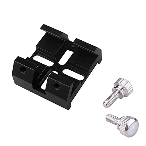 Bysameyee Universal Schwalbenschwanz Basis für Sucher Zielfernrohr, Ideal Optische Teleskop Sucher Zielfernrohr Mount Halterung für Installation von Sucher Zielfernrohr Grüner Laserpointer Halterung