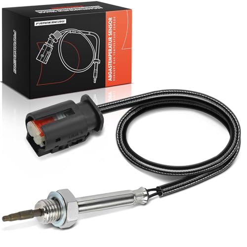 Frankberg Abgastemperatursensor nach AGR-Ventil 2-Polig Kompatibel mit 1er F20 F21 3er E90 E91 E92 E93 5er F10 F11 7er G11 G12 X1 E84 X3 F25 X4 F26 X5 F15 F85 Replace# 13628490101