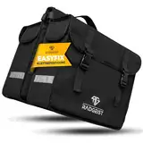 RADGEIST Gepäckträgertasche doppelt I Doppeltasche für Gepäckträger 30L I Einfache Befestigung, Fahrradtasche doppelt Gepäckträger schwarz