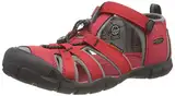 KEEN, Unisex Kinder Seacamp 2 CNX Sandalen , Racing Red Gargoyle , 38 EU