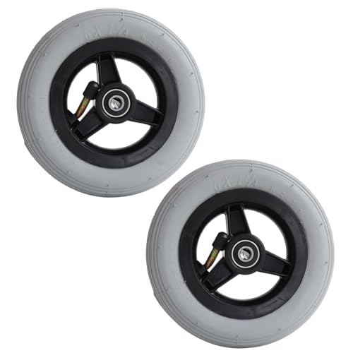 6 X 1 ¼ Ersatzräder Rollstuhl Vorderrad, 6-Zoll Aufblasbare Rollstuhl Reifen Rollstuhlräder Ersatz,Rad-Ersatzteile für Rollstühle Rollator Walker