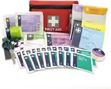 LEWIS-PLAST Erste-Hilfe-Kit Erste-Hilfe-Tasche 92 Stück - Hochwertiges Great Rescue-Kit, der den europäischen Normen entspricht - Erste-Hilfe-Medizin-Kit für Camping, Schularbeit und vieles mehr