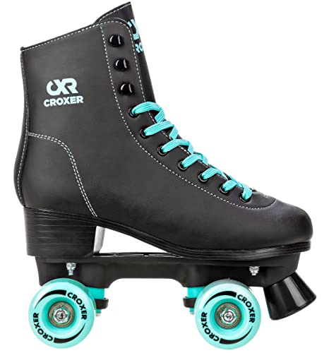 Croxer Rollschuhe Roller Skates Alessa (Black/Mint, 42(27,5cm))