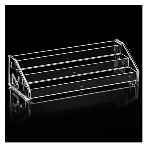 Acryl-Vitrine, Schreibtisch-Schaukastenregal mit Trennwand für Zigaretten und Tabak, ideal für die Organisation und Präsentation von Marktgeschäften