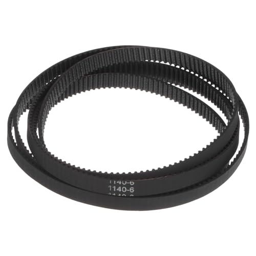 QUARKZMAN 2pcs 2GT Timing Belt Closed Loop Rubber Belts 1140-2GT-6, 6mm Breite x 1140mm Länge