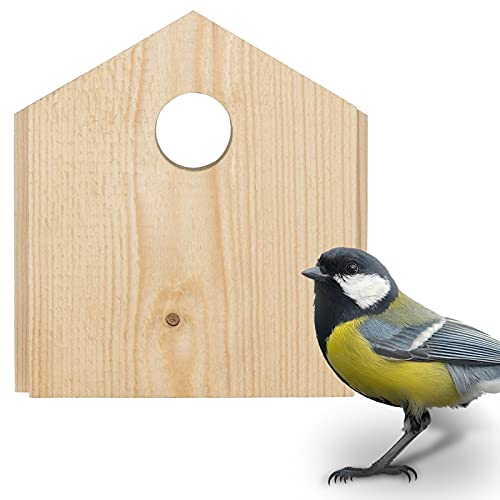 GARDIGO® Tier-Haus-System Wechselblende für Kohlmeise & Kleiber I Made in Germany, aus Massivholz I In Sozialeinrichtung gefertigt