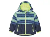 Lupilu Jungen Kleinkinder Schneejacke, wasserabweisendes Obermaterial für Schnee, Ski Jacke Boys (DE/NL/SE/PL, Numerisch, 110, 116, Regular, Blau/Gelb Streifen)