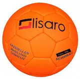 lisaro Korbball aus strapazierfähigem Kunstleder, Umfanf 56 bis 60 cm, und Gewicht 400 bis 500 g, Korbball Top Grip Korbball Farbe ORANGE