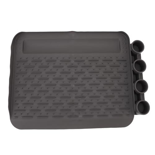 Pissente Silicone-Matte für Staubsauger, Erhöhter Rand Zur Wasserbegrenzung, Multifunktionale Lösung für Schlafzimmer, Küchen und Unterhaltungsstätten mit Haustieren. Kompatibel mit