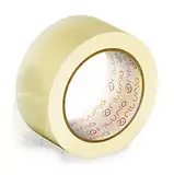 OFITURIA Transparentes Packband zum Verpacken von Kartons für Versand und Umzug. Siegel für sichere und widerstandsfähige Verpackungen (36 cms x 60 mts - Transparente, 1 Rollo)