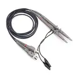 DollaTek 2Pcs P6100 Oscilloscope 100MHz Probes Clip Cable mit Clip-Tastköpfen mit BNC-zu-Mini-Grabber-Messleitungen für die meisten Oszilloskope