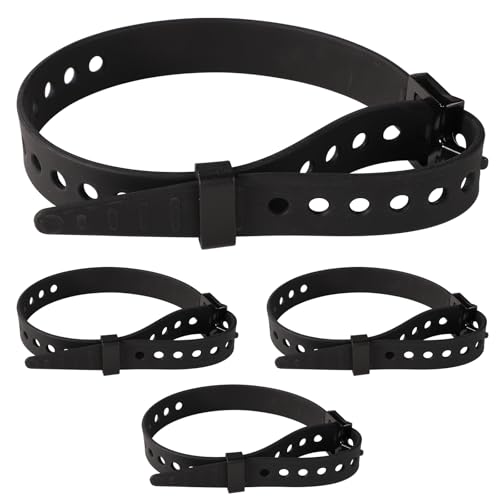4 Stück von Schneeschuh Riemen, 48x2cm Snowboard Bindung Riemen Einstellbare Schneeschuh Riemen Ersatz für Kinder Erwachsene Männer Frauen